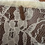 Free People  lacy tank top cream with pale green size large Photo 3