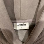 Comfrt Hooded Sweatshirt Beige Gray Photo 2