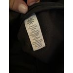 Athleta Flashback Embroidered Full Zip Vest Size M Black Purple Puffer Fleece G5 Photo 5