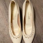 Easy Street  White Cut Out Low Pumps Size 9 1/2 Photo 0