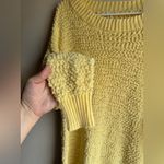 Zenana Outfitters Premium Textured Yellow Sweater Size 1X Photo 1