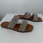 Madden Girl Piaa Braided Embellished Slide Flat Sandals size 6 Rhinestone NEW Photo 4