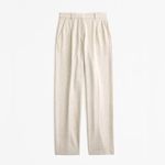 Abercrombie & Fitch NEW Abercrombie A&F Quinn Tailored Straight Pant in Oatmeal Size 27/4 Short Photo 13
