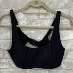 Athleta Black RIB BRA CUP BIKINI TOP Photo 2