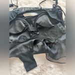 Victoria's Secret Vintage Lace Satin Flutter Corset Bodysuit in Black Size S Photo 6