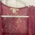 Francesca's | Dark pink lace cover up Photo 2