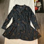 ZARA  Dancing Girls Polka Dot Mini V-Neck Dress M NEW Without Tag Coquette Girl Photo 3