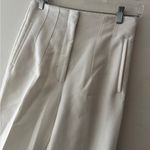 ZARA NWOT  White High Waisted Pants Straight Leg Photo 1