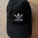 Adidas  Black Cap with White Logo 100% Cotton & Adjustable Photo 0