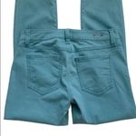CAbi Jeans Tidal Blue Aqua Green Skinny Jeans #5169 Size 2 Photo 7