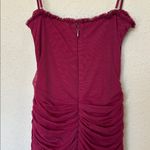 House Of CB House‎ of CB 'Gabbi' Wine Front Ruffle Maxi Dres NWOT size L Photo 11