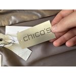 Chico's  Beaded Travel Sunrise Jacket Light Cinder Size‎ 2 Lightweight Formal NWT Photo 12