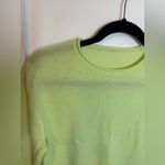 Lisa Yang Lime Green Cashmere Crewneck Sweater Photo 3