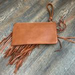Sole Society  New Leather‎ Fringe Suede Envelope Clutch Anthropologie Photo 1
