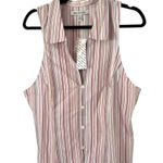 Urban Outfitters NWT  Party Girl Sleeveless Shirt Vest Large Pink Y2K Academia Photo 2