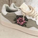 P448 Bali Canvas Embroidered Flower Sneakers Photo 1
