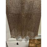 Missguided Rose Gold Metallic Cover Up Size Large Photo 6