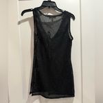 Derek Heart NWOT Black Crochet Tank Top and Shorts Set Swim CoverUp Size L Photo 5