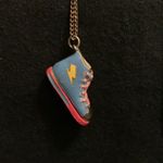Converse Neon punk high top style sneaker necklace Y2K Photo 5
