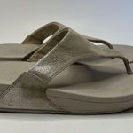 FitFlop  Sandals Women’s Size 10 Shimmer Flip Flop Thong Toe Post Shoes Comfort Photo 4