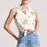 Forever 21 Fruit Print Tie-Front Shirt Photo 8