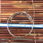 Brighton Silver Filigree Scroll Bangle Bracelet With Crystal Accents Photo 6