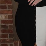Color block sweater dress Black Photo 2
