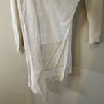 Theory Maritza B sag harbor White Linen Blend Open Cardigan drape cardigan Small Photo 2