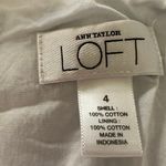 Loft Blue And White Cotton Classic Preppy Coastal Mini Dress Size 4 Photo 5