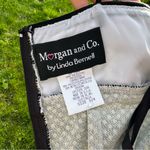 Vintage 90s Morgan and Co. By Linda Bernell Elegant Evening Sexy maxi dress M Blue Photo 12