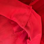 Henri Bendel Vintage Bulli e Pupe Red Velvet Midi Pencil Skirt XS Photo 10