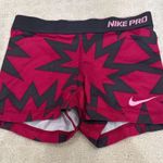 Nike Pro Dri-FIT Compression Shorts XS Pink Black Graphic Training Photo 1