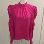 Jealous Tomato NWT Boutique Pink Off Sleeve Blouse Sz L Photo 3