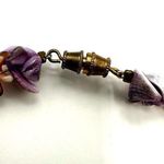 Dyed shell necklace Purple Photo 5