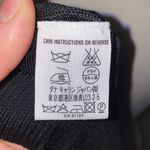 DKNY Black Sheer Women’s Beaded Tank Top Sz LG Stretch Rayon Sleeveless Photo 6