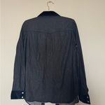 Maje  Black Denim Button-Up Shirt Photo 2