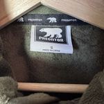 PREDATOR Women's Fleece Fuzzy Warm Coat Jacket Green Size S Small Photo 2