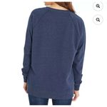 Wildfox "Good Vibes" Crewneck Sweatshirt Blue Multi Chenille Applique Size S Photo 1