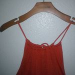 Topshop  10 Halter Knit Maxi Dress 70s Burnt Orange Photo 7