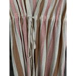 Princess Polly 'Chiara' Long Sleeve Wrap Pink Brown Sparkly Mini Dress Size XS/S Photo 6