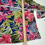Jones Studio Top Womens 3X Plus Size Floral 3/4 Bell Sleeve Blouse Spring Jersey Photo 8