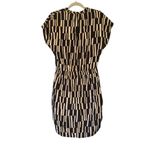 Vince . Block Print Cap Sleeve Dress, Coastal/Neutral, Sz XXS Photo 11