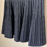 A.L.C. Black Shimmer Ribbed Mini Flare Skirt  Photo 1
