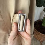 Coach 1941 Vintage Tan Single Breasted Belted Long Cotton + Leather Trench Coat Photo 12