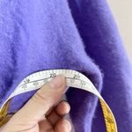 Valerie Stevens  Sweater Purple 100% Cashmere Turtleneck Long Sleeves Fit L Photo 4