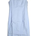 J.Crew  Squareneck seamed midi dress in Blue Eoe CK812 6 NWT Cotton Blend Casual Photo 0