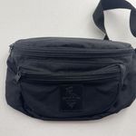 Vintage 80s Pro Spirit Black Canvas Fanny Pack Waist Belt Bag Hip Pack Grunge Photo 12