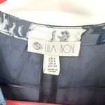 Lila Rose  Size 4 Dress‎ Blue Floral Drawstring Waist Long Sleeve Formal Workwear Photo 3