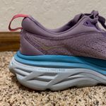 Hoka Women’s Bondi 8 Running Shoes Size 7B Turquoise Purple Cushioned Sneakers Photo 7