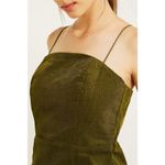 Urban Outfitters  Colette Olive Green Corduroy Mini Dress Size 6 Photo 9